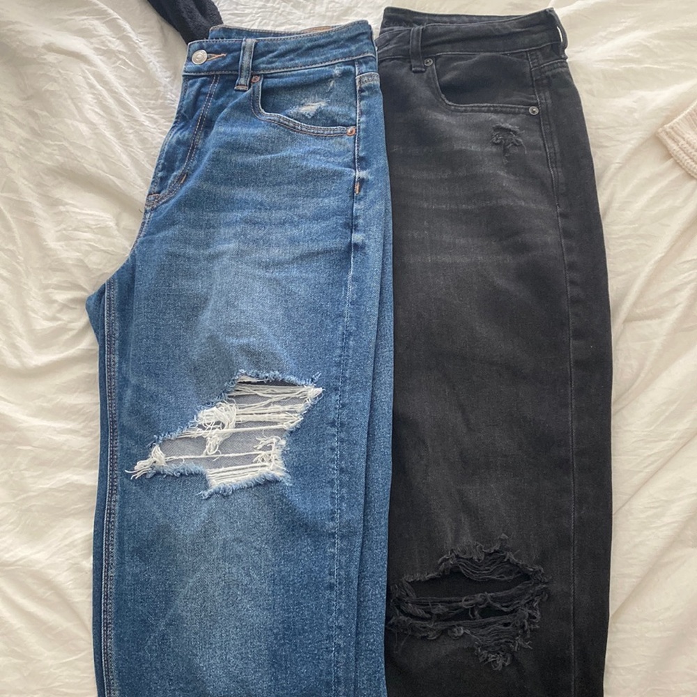 American Eagle Mom Straight Jeans size 6 bundle - Picture 1 of 8
